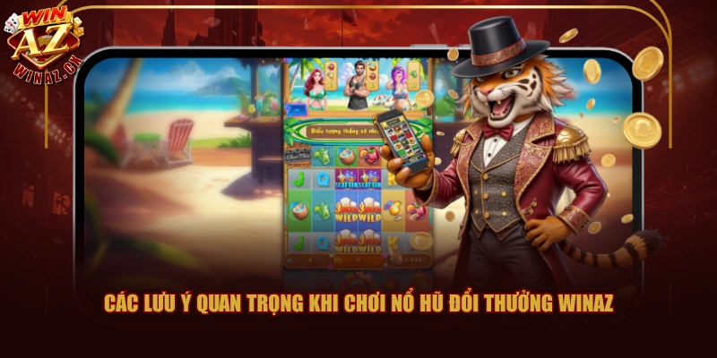 Các lưu ý quan trọng khi chơi nổ hũ đổi thưởng WINAZ