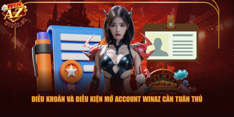 Cập Nhật 4 Điều Khoản Và Điều Kiện WINAZ Đang Áp Dụng 1 Điều khoản và điều kiện mở account WINAZ cần tuân thủ